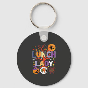 Llavero Bruja de Cocina de Dama del Almuerzo de Halloween