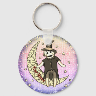 Llavero bruja de mono de sock Keychain