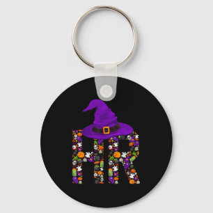 Llavero Bruja de Recursos Humanos Disfraz de Calabaza de H