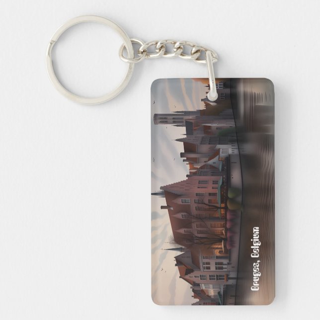 Llavero Brujas Bélgica vintage keychain (Frente)