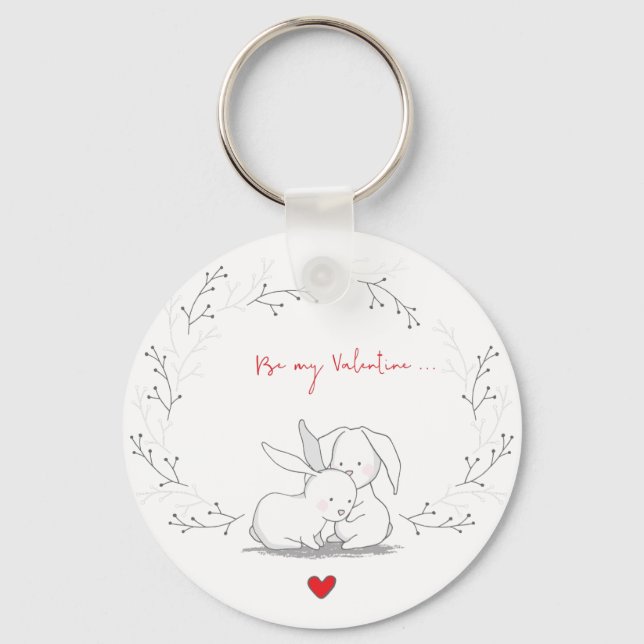 Llavero Brujas Y Conejos (Anverso)