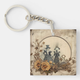 Llavero Brujería de Halloween vintage (12)