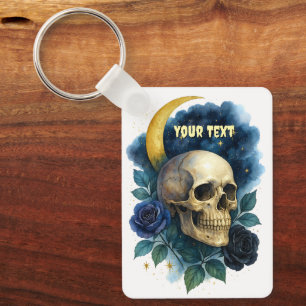 Llavero Brujería estética floral gótica Halloween espeluzn