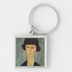 Llavero Brunette joven, 1917 (aceite en lona)