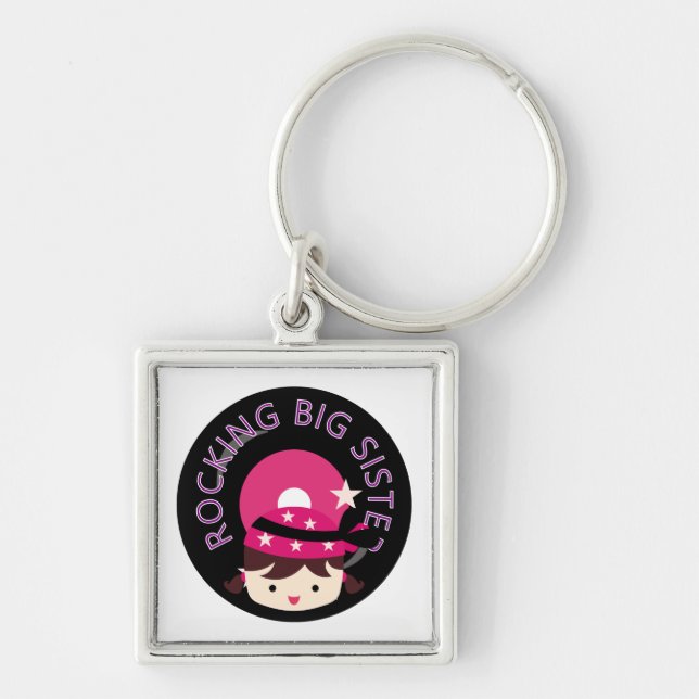 Llavero Brunette Rocking Big Sister (Frente)