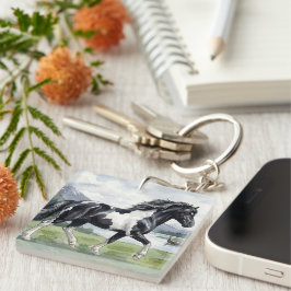 Llavero Brunskjottur Black pinto Icelandic