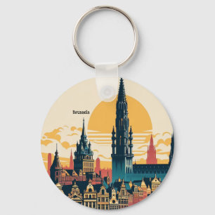 Llavero Bruselas, pintura estilista belga