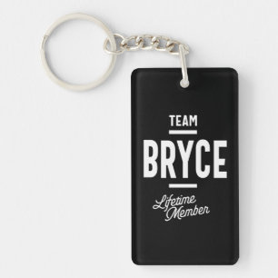 Llavero Bryce Nombre Personalizado Regalo de cumpleaños