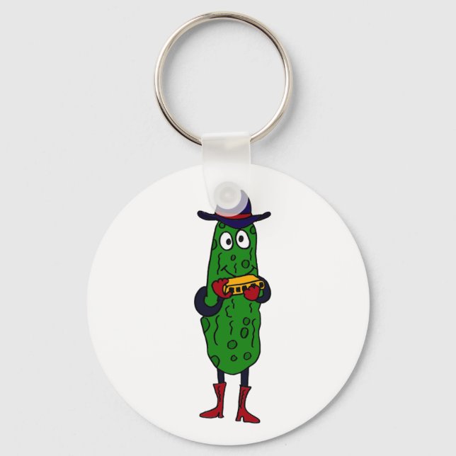 Llavero BS- Funny Pickle Jugando Personalizado de Armonía (Anverso)