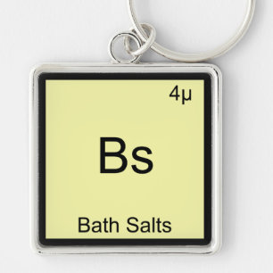 Llavero Bs - Sal De Baño Elemento Gracioso Meme Tee Químic