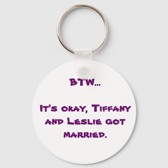 Llavero BTW - Tiffany y Leslie (Anverso)