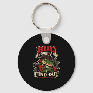 Llavero Buc alrededor y descubre fafo cocodrilo divertido