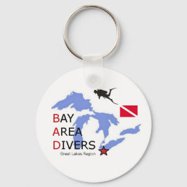 Llavero Buceadores del área de la bahía - Región de los Gr