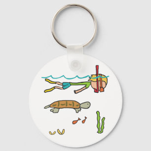 Llavero Buceo con snorkel