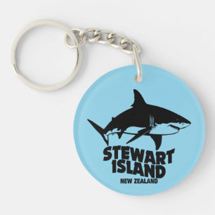 Llavero Buceo con Tiburones - Isla Stewart