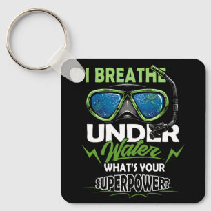 Llavero Buceo Scuba Respiro bajo el agua Cuál es tu sumisi