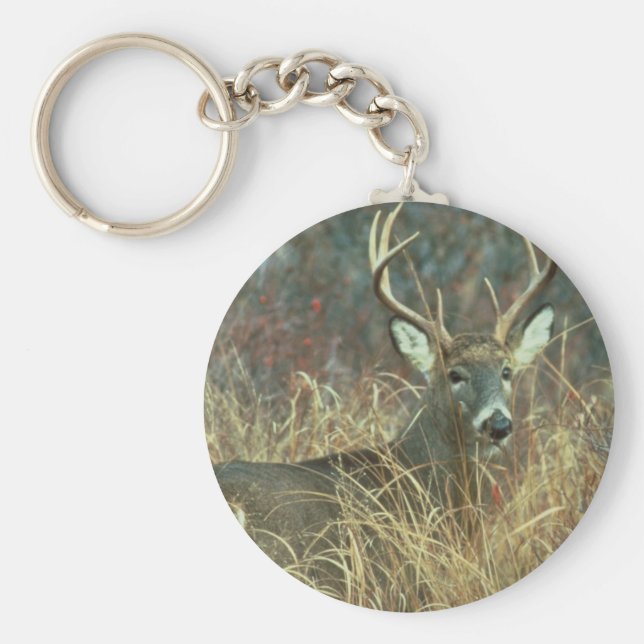 Llavero Buck in the Grass (Frente)