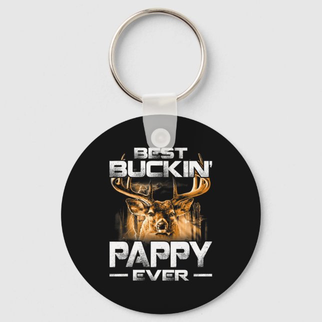 Llavero Buckin' Pappy Ever Shirt Deer Hunting Bucking Fath (Anverso)