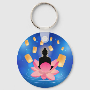 Llavero Buda Vesak Day en Lotus Lantern Vaisakha