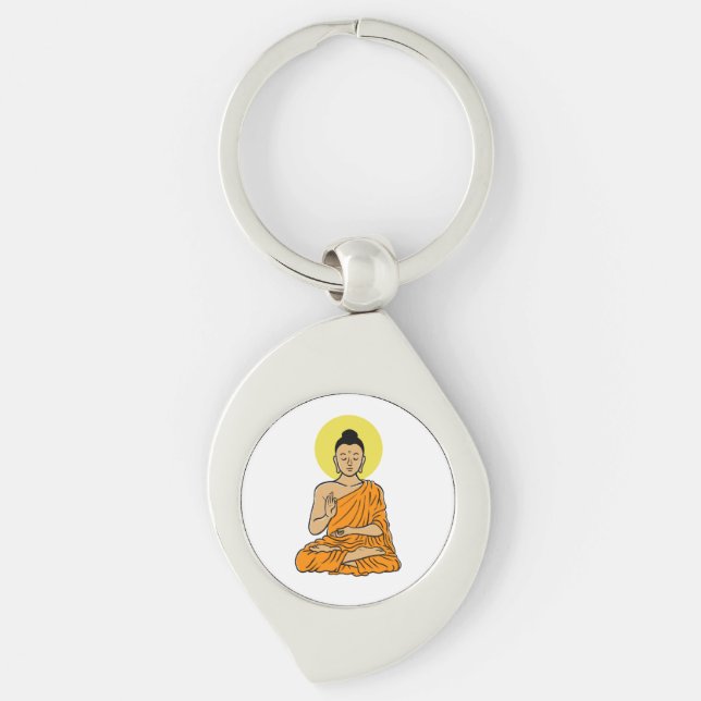 Llavero Buddha Buddhism.net Personalizado (Anverso)