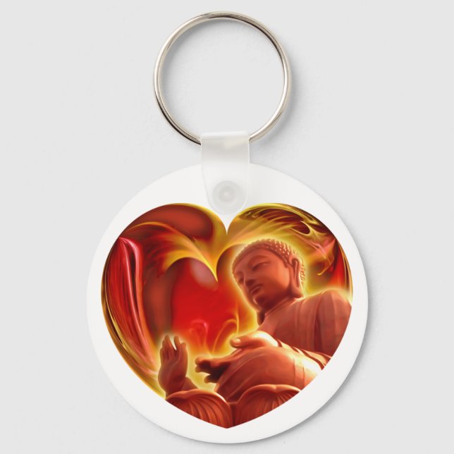 Llavero BUDDHA Heart (Anverso)