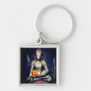 Llavero Buddha Shakyamuni, Flor, Himalayas - Nepal