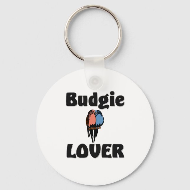Llavero Budgie Lover (Anverso)