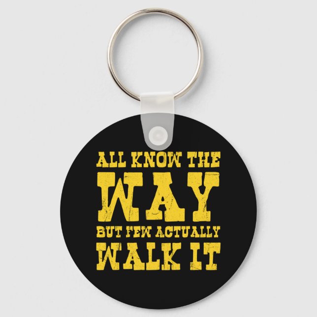 Llavero Budismo zen Espagueti Keychain estilo occidental (Anverso)