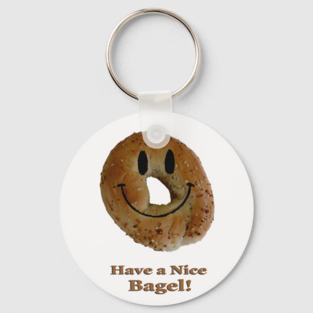 Llavero ¡Buen Bagel! (Anverso)