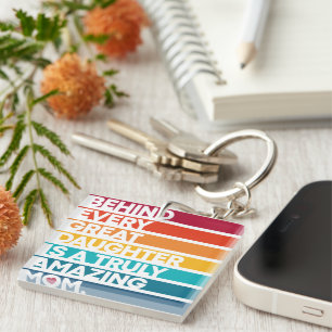 Llavero Buen texto de expresión de diseño para el día de l