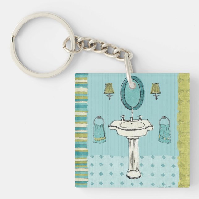 Llavero Buena diversión limpia (Frente)