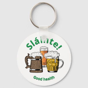Llavero ¡Buena salud Sláinte! Cervezas