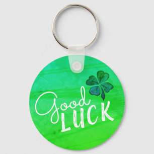 Llavero Buena Suerte Cuatro Leaf Clover Shamrock