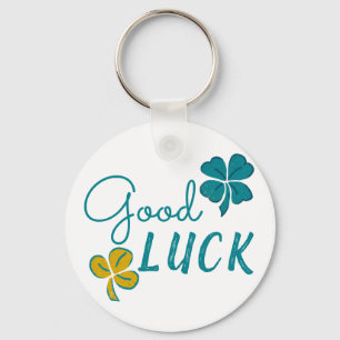 Llavero Buena Suerte Cuatro Leaf Clover Shamrock