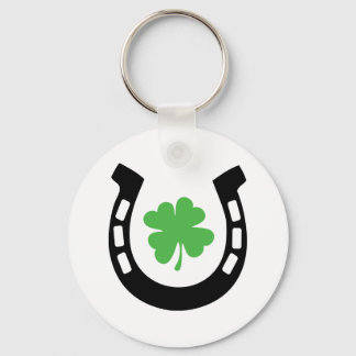 Llavero Buena Suerte Horseshoe Cloverleaf - Shamrock