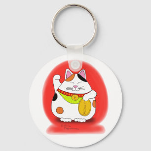 Llavero Buena suerte Maneki Neko