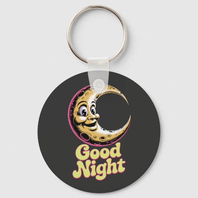 Llavero Buenas noches Retro Moon (Anverso)