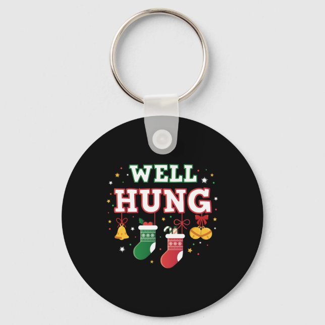 Llavero Bueno Hung Funny Bolas de Árbol de Navidad X-mas S (Anverso)