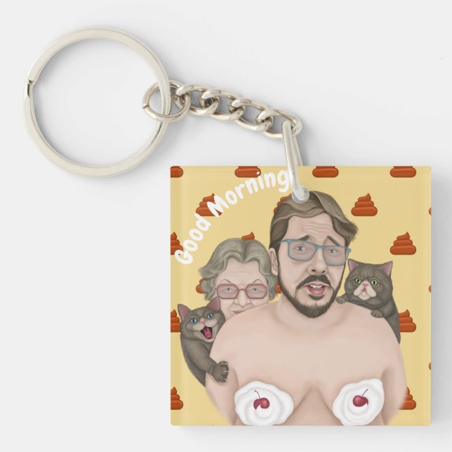 Llavero Buenos días (Frente)