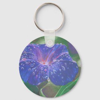 Llavero Buenos días Pétalos de Gloria (Ipomoea Purpurea) y