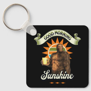 Llavero Buenos días Sunshine Gran Bebida de pie Café