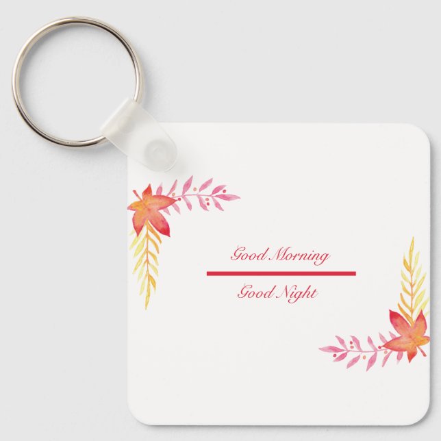 Llavero Buenos días y buena noche (Anverso)