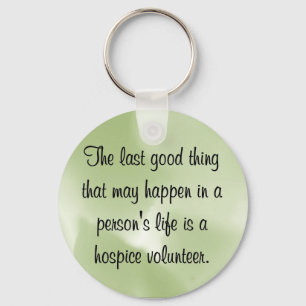 Llavero Buenos trabajos del voluntario del hospicio