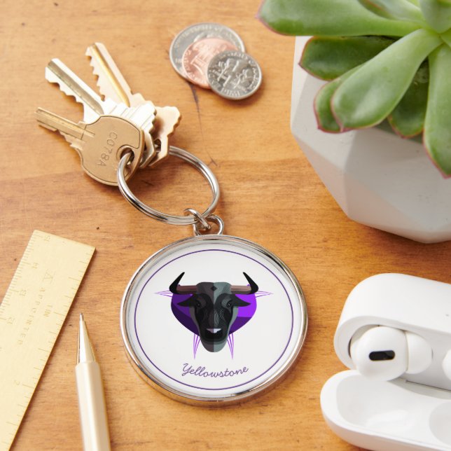 Llavero Búfalo Keychain Yellowstone (Escritorio )