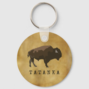 Llavero Búfalo nativo americano   Bison   Dibujo de Tatank