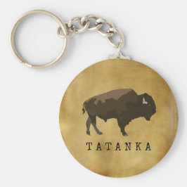 Llavero Búfalo nativo americano | Bison | Dibujo de Tatank