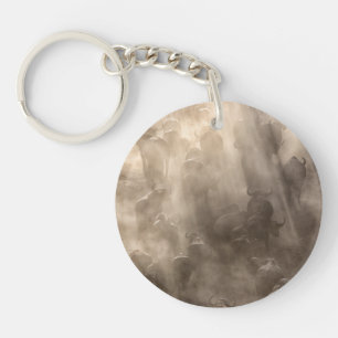 Llavero Búfalo Polvo