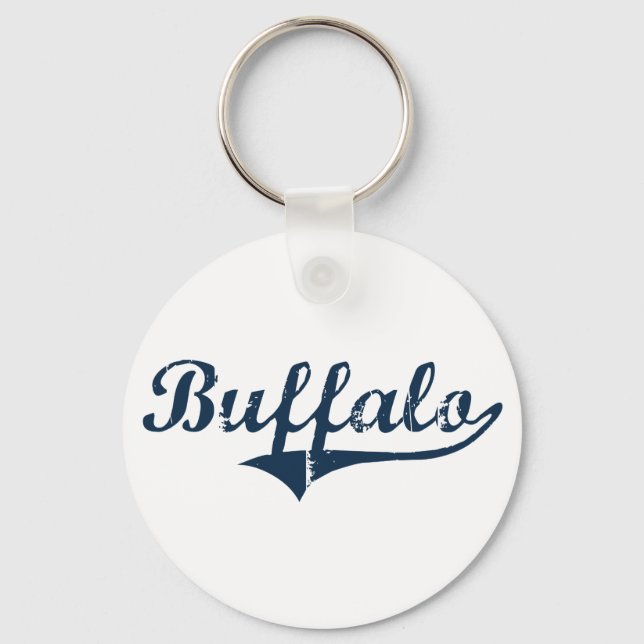 Llavero Buffalo New York Classic Design (Anverso)