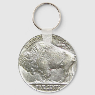 LLAVERO BUFFALO NICKEL