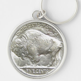 LLAVERO BUFFALO NICKEL